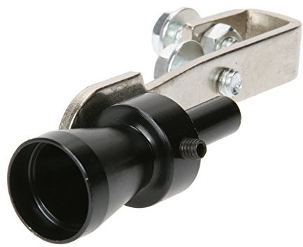 AMZLORD Auspuff Sound Booster, Soundgenerator Auto, Auto Sound Auspuff, Sound Auspuff Endrohr, Sound Auspuff Whistle, Auto Turbo Pfeife Sound, Auspuff Simulator, Größe S Schwarz