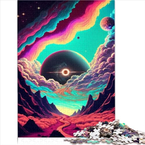 Puzzles für Erwachsene und Kinder, The Road to Universe, 1000-teiliges Puzzle für Erwachsene, Papppuzzles, Zeit totschlagen für Erwachsene, Kinder ab 12 Jahren, Entspannungspuzzles, Spielg