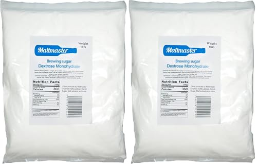 Maltmaster 1Kg Dextrose sugar, White (Pack of 2)