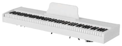 tastiera elettronica professionale Tastiera Musicale Portatile Sintetizzatore Professionale Strumento Musicale Elettrico Pianoforte Digitale (Color : White)