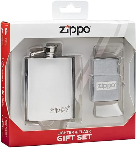 Zippo Zubehör Set's Inklusive Sunmando Pinzette zum wechsel der Watte BZW des Dochtes: (Zippo Flachmann Set)
