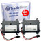 Trade-Shop 2 x Batterie Li-ION 18 V / 2500 mAh Compatible avec Bosch Indego 350, 400, M 700, M+ 700, S+ 350, S+ 400, S 500, S+ 500, XS 300 Robot Tondeuse