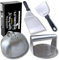 Quirility® | Smash Burger Set mit Smash Burgerpresse Edelstahl, Grillspachtel & Burgerglocke. Professionelles Burger Smasher Set. Grillzubehör. Hamburgerpresse (Premium)
