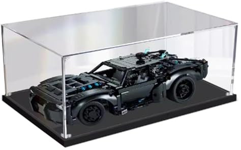 Acryl-Vitrine für Lego Batman Chariot 42127, Displaybox, kompatibel mit Lego, Modell-Schaukasten, Geschenk (nicht im Lieferumfang enthalten)