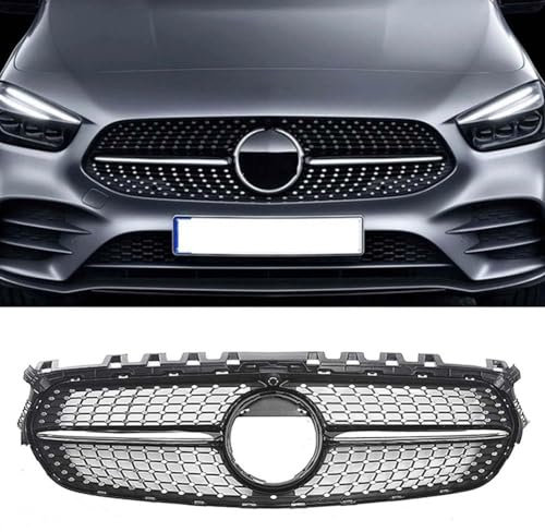 HJHUUA Griglia del Rene Anteriore, Compatibile con Mercedes-Benz W247 B-Class 2020-2022, griglia del radiatore Anteriore