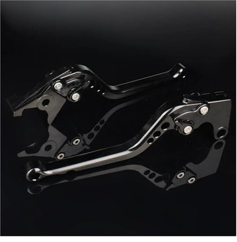 FEILIVCI Bremshebel Für Aprilia SX125 SX 125 2021 Motorrad Kurzer Langer Verstellbarer Bremskupplungshebel(Black 177mm)