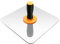 Drywall Hawk - 12 inch Aluminum Plaster Hawk Mortar Board Holder With Ergonomics Handle Smooth Edges Round Corners Design, Professional Stucco Plaster Tool