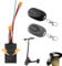 Système d'alarme antivol pour scooter - Alarme de scooter avec télécommande - Système d'alarme de sécurité antivol hautement compatible - Système d'alarme de vélo électrique - Détecteur de mouvement
