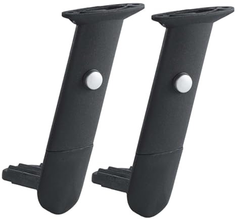 Oshhni 2 Stück Ersatz Armlehnen für Schreibtischstühle, Höhenverstellbare Armstützen, Ergonomische Büro Stuhlzubehör, Verbesserte