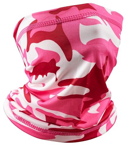 Fousam Halstuch für Männer und Frauen, Kühlmaske, Gesichts- und Halsschutz, Schal, für Sonnenschutz, Wandern, Angeln, Klettern, Reiten, Jagen