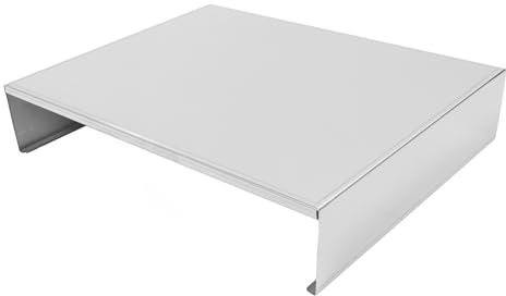 Herdabdeckung, Schutzfunktion, Edelstahl-Abdeckplatte, Abgerundete Ecken und Entgratetes Gasherd-Abdeckungsregal für Wohnungen, Kleine Küchen und Wohnmobile (7 cm)