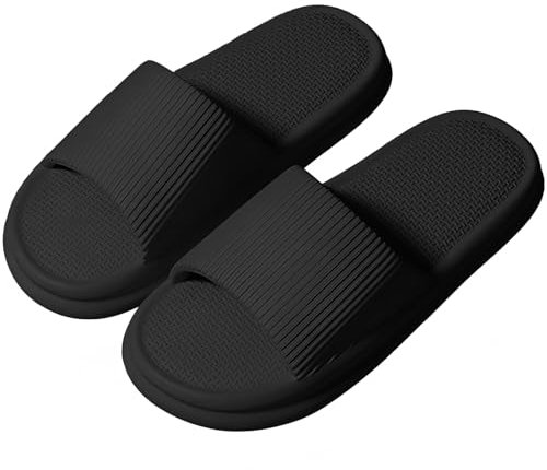 Milaloko Zapatillas de Ducha para Hombres y Mujeres Zapatillas de Baño Antideslizantes Sandalias de Ducha Unisex Zapatos de Piscina para Baño Cubierto en el Hogar