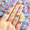 Auiremrti 40 Pieces Butterfly Nail Art Charms, 3D Colourful Butterfly Rhinestones, Nail Gems, Cute Butterfly Nail Diamonds, Summer Nail Decorations