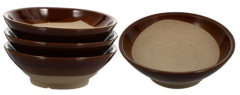 CIYODO 4 Piezas cuenco de gres comida cuenco de barro arcilla masón tazones pequeños ramen bowl fruit bowl tazones de ramen de cerámica tazón de cerámica Tazón de sopa tazón pequeño