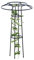Treillis de parapluie – Cadre vertical robuste, support d'escalade | Fournit une croissance stable pour les fleurs, les vignes ou les légumes, idéal pour les serres, les jardins ou les