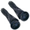 DMBAOD Guanti di mobile sabblast, guanti blaster sabbia di sabbia per sabbiatura abrasiva mobile abrasivo 6-inch rubber ring + one pair of granular gloves (diameter 200mm) Sandblasting gloves