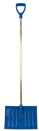 Red Gorilla Multi Shovel with D-Grip Handle Multi-Purpose Spade Lightweight Tool for Mucking Out Stable Garden Compost or Snow Shovel (Blue)