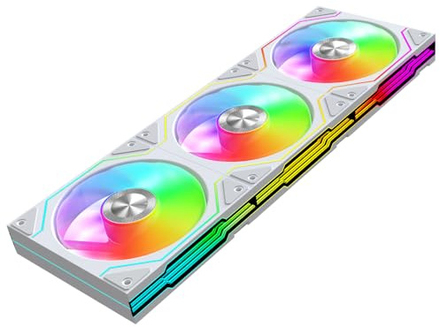 TZMRIT PRISM-STARTRAIL 120mm Infinite Mirror ARGB PC Lüfter mit PWM Control und ARGB Effekt,1850RPM,58.36CFM (WH-X3)