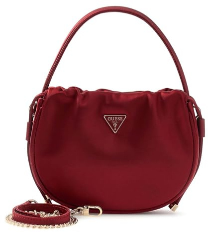 GUESS Umhängetasche Handtasche Elsie Mini Pouch Dark Cherry dunkelrot