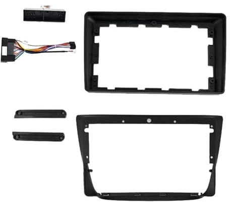 Cache-Radio Adaptateur Radio Autoradio Fascia pour Kia pour Sorento 2013, Cadre 9 Pouces, Installation du Panneau De Garniture Surround, Plaque Frontale Double Din