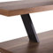 SO-TECH® Barkonsole COUNTER - Design trifft auf Funktion - Alu massiv schwarz eloxiert fein geschliffen - Höhe 178 mm schräg 60° - Thekenfuß Tresenkonsole Bar-Konsole