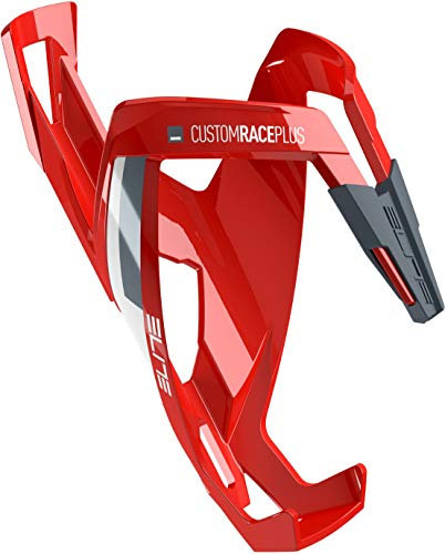 ÉLITE Elite Custom Race Plus Resin Cycling Bottle Cage (Red/White)