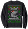 Lustige Hecht Ruprecht Angler Geschenke Weihnachten Angeln Sweatshirt Langarm