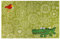 Wecon Home Sigikid I Moderner Kurzflor Kinderteppich, Kinderzimmer für Mädchen & Jungen I Crocodile | SK-22425-040 (80 x 150 cm, grün)