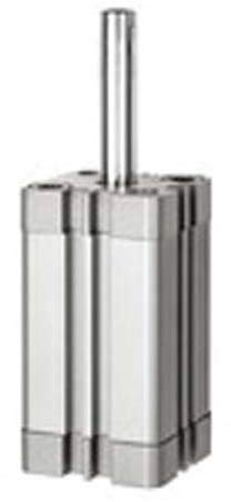 RIEGLER 15.AMI.63025 Serie ATE Kompaktzylinder, Einfachwirkend, Drucklos Eingefahren mit Magnet, Innengewinde, 63mm Kolben, 25mm Hub, G 1/8 Anschluss, M10 x 1.5 Kolbenstangen