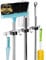 Besenhalterung Wand, 3 Halter + 4 Haken Schwerlast Gerätehalter Selbstklebend, Besenhalter mit Nails Installieren, Gartengerätehalter aus Edelstahl, Wandhalterung Besen für Abstellraum, Garage, Garten