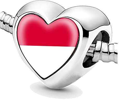 Bon4azuré Perlen für Armbänder Monaco Silber Charms für Frauen Perle Schmuck Geschenke für Mädchen
