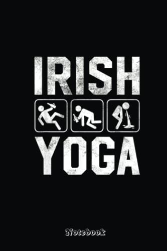 Funny Irish Yoga St Patricks Day Green Notebook: Notebook for Women & Men 6 X 9 inch,110 pages Diary St Patrick's Day Leprechaun Shamrock Gift: Irish Gnome St Patrick's Day Gift For Friends Family.