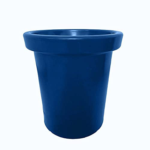 Plast'Up Rotomoulage Pot DE Fleurs Rond XXL Delight 75L Bleu