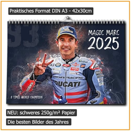 Magic Marc Kalender 2026, MotoGP, Wandkalender - M. Marquez