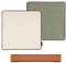 REMEMBER Sitzkissen Cashew - B 40 x T 40 x H 5 cm - 4-farbiges Kissen inkl. Füllung