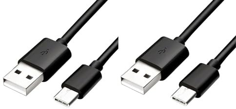 Dr.Tech Fast Dual Charging Cable USB to Type-C Charging Lead for Xbox-Series X/S Controller(1M) - Pack of 2