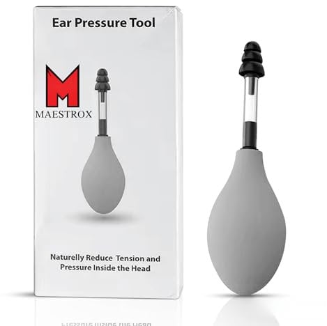 Maestrox Instant Migraine Relief Tool – Natural Headache, Migraine, and Sinus Pressure Solution, Instantly Reduce Head Tension, Ear discomfort, and Improve Overall Well-Being
