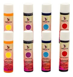 CREARTEC Colorant de savon naturel transparent - Fabrication de savon/créations de savon - Couleurs : rose de thé, violet, gentiane, tuliprot - 2 x 40 ml - Fabriqué en Allemagne