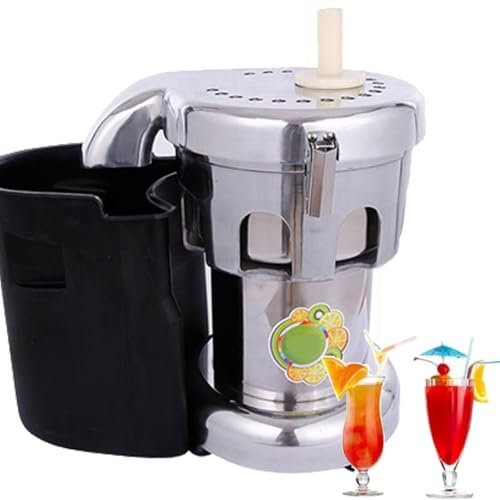 Presse-Agrumes Commercial, Presse-Agrumes de légumes et de Fruits 550W, Presse-Agrumes centrifuge en Acier Inoxydable, adapté aux cafétérias (B)