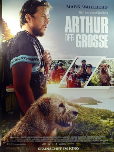 Arthur der Große - Mark Wahlberg - Bear Grylls - Filmposter A1 84x60cm gerollt