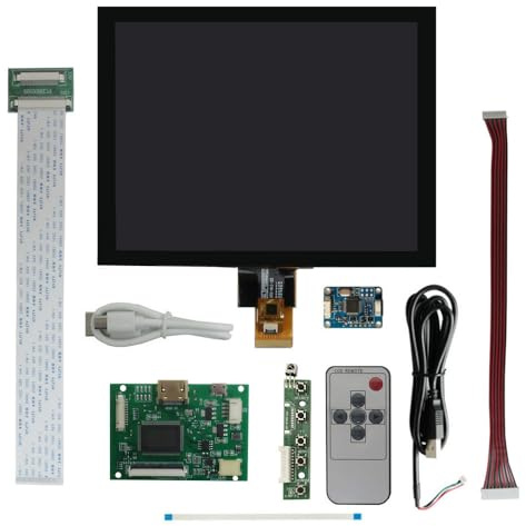 Generic 8 Zoll 1024x768 4:3 IPS LCD Touchscreen Tragbarer Monitor für Raspberry Pi, Orange Pi oder andere kompakte Computer