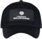 Original Eintrahct Farnkfurt Waldstadion Unisex Basecap mit 80er Logo, Eintracht Farnkfurt Cap Größenverstellbar Farbe schwarz mit Waldstadion Badge mit Logo und Schriftzug, 100% Biobaumwolle