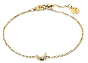 Armband Luna, Gold, En storlek, Sterling-Silber, Zirkonia