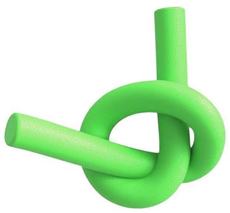 Fenteer Frite de Piscine Boudin Flottant Accessoire de Natation Tube En Mousse avec Noyau Solide pour Une Stabilité Maximale Adapté pour La Relaxation, Vert