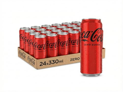 Coca-Cola Zero 24 x 330 ml (24 Dosen – Import CZ-Version)