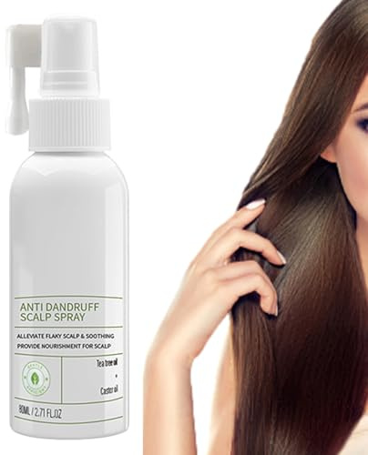 Haarspray, natürliche Flüssigkeit, Anti-Picor, schnelles Spray, 80 ml, für trockene Kopfhaut, Empfindlichkeit, Schuppenbildung in C-Uero Regen, für Frauen und Männer
