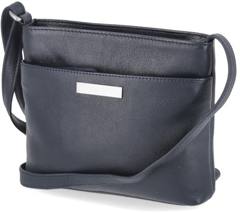 Beliana BEL5315-09 Damen Umhängetaschen Glattleder in blau - Gr. One Size