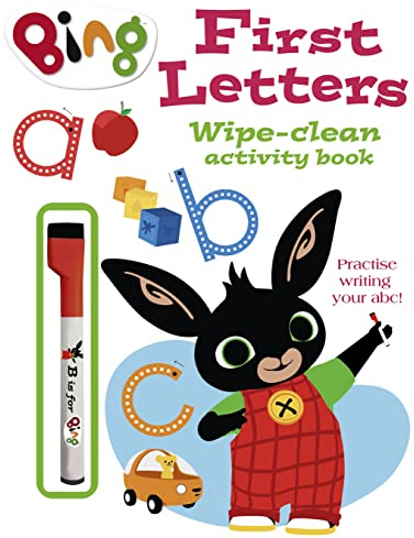 First Letters Wipe-clean activity book (Bing)