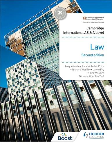 Cambridge International AS and A Level Law Second Edition: Hodder Education Group