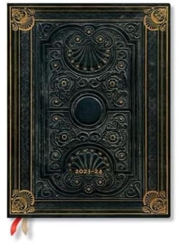 Paperblanks 18 Monatskalender Flexi 2023-2024 (Softcover) Nocturnelle | Vertikal | Ultra (180 × 230 mm)